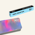 Load image into Gallery viewer, Chrome Laser Silver Rainbow Vinyl Wrap