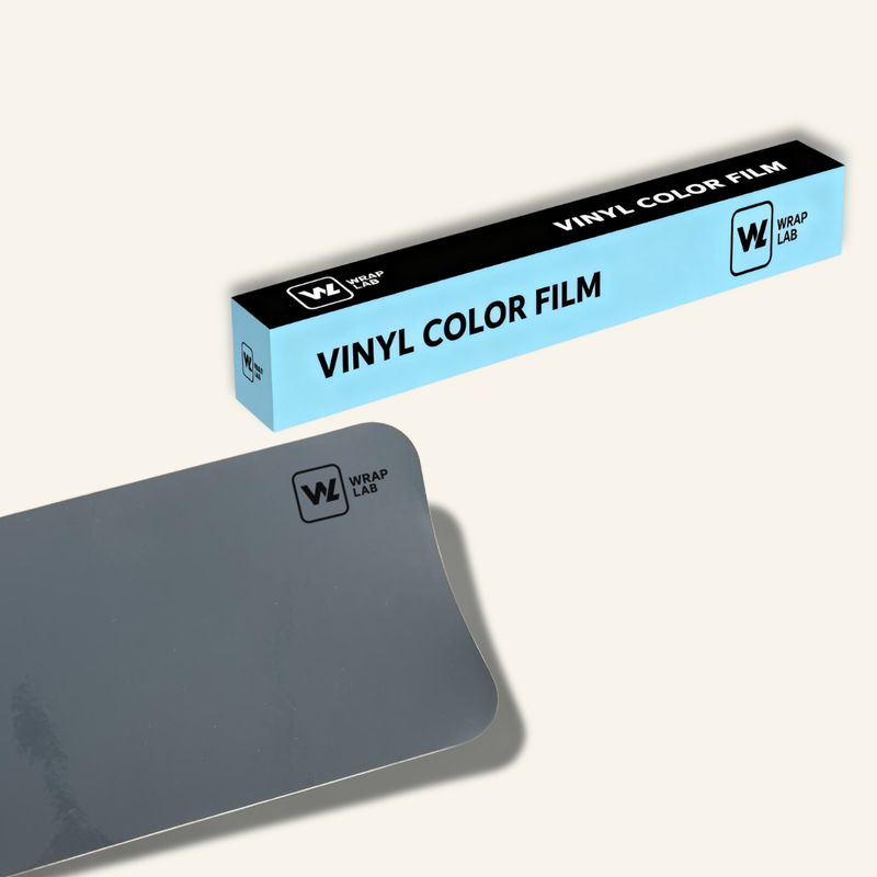 Gloss Cement Gray (Dark) Vinyl Wrap