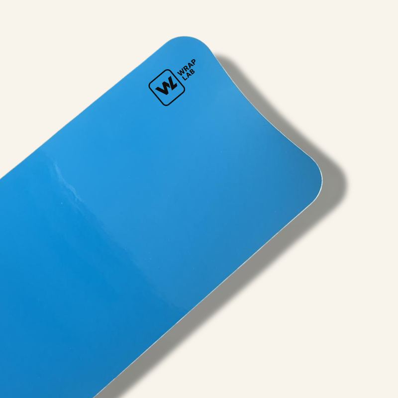 Gloss Ice Cream Blue Vinyl Wrap