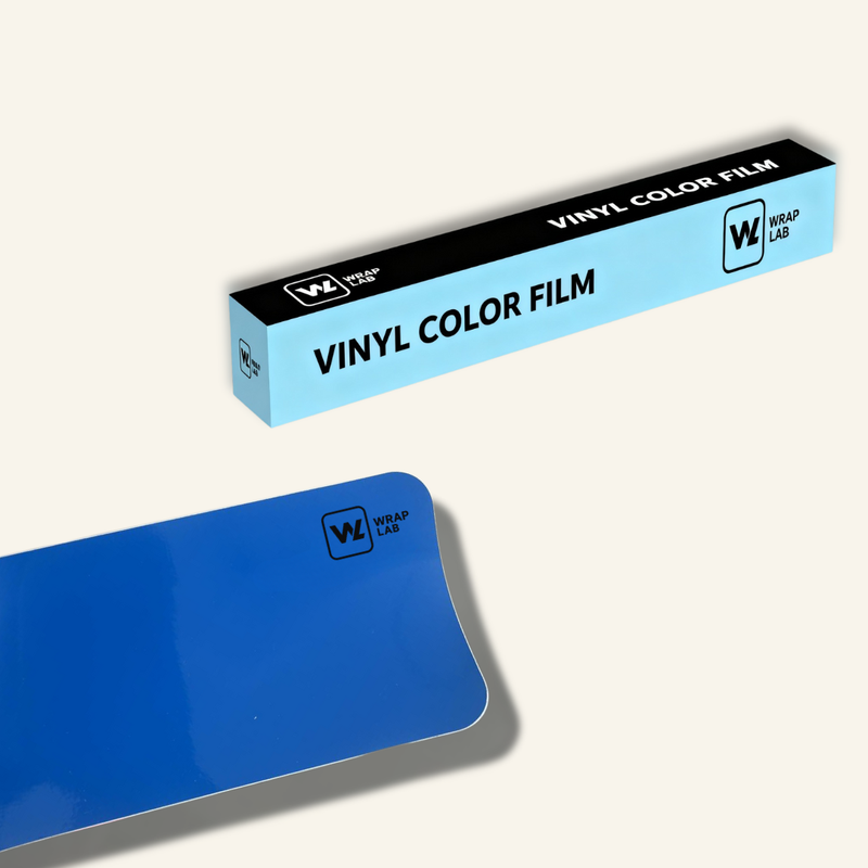 Gloss Glass Blue Vinyl Wrap