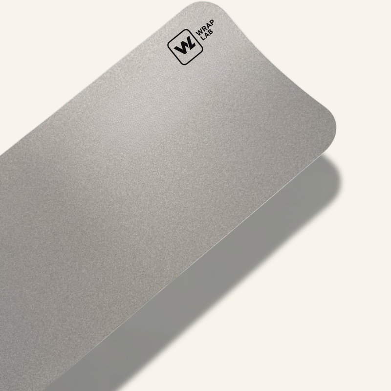Gloss Combat Gray Metallic Vinyl Wrap