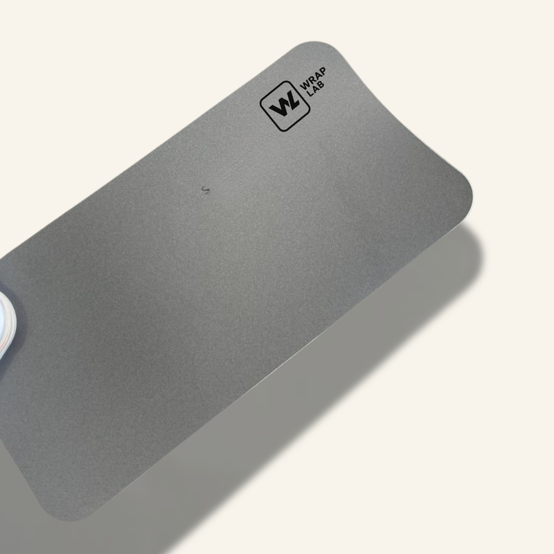 Gloss Tungsten Gray Metallic Vinyl Wrap