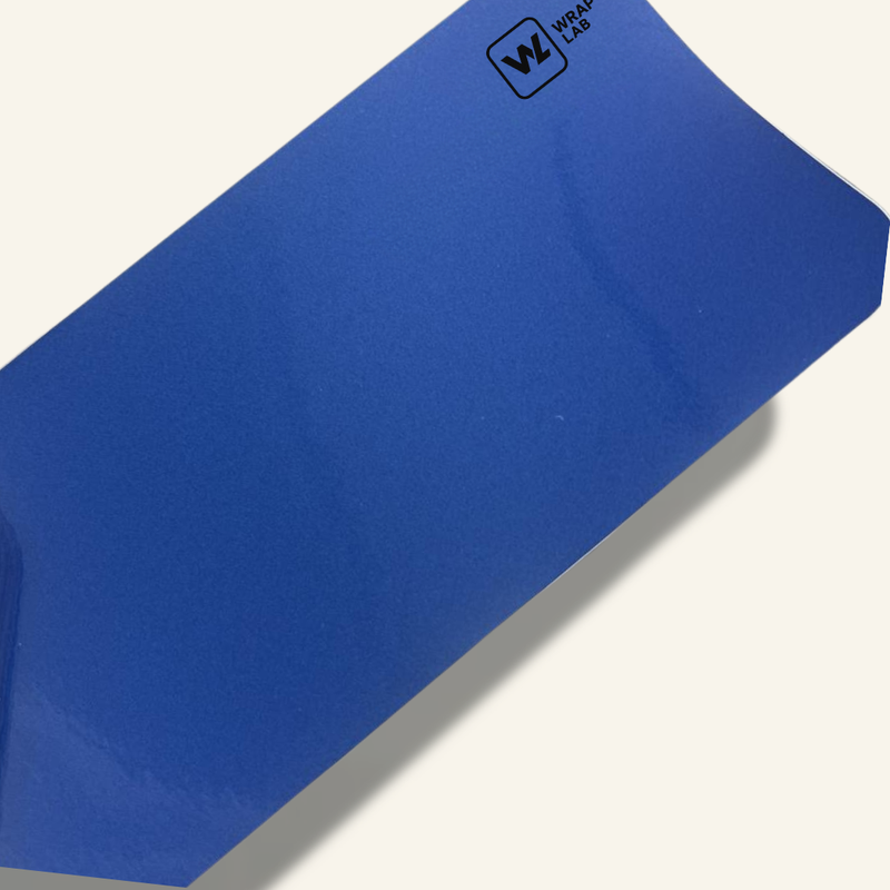 Gloss Blueberry Blue Metallic Vinyl Wrap