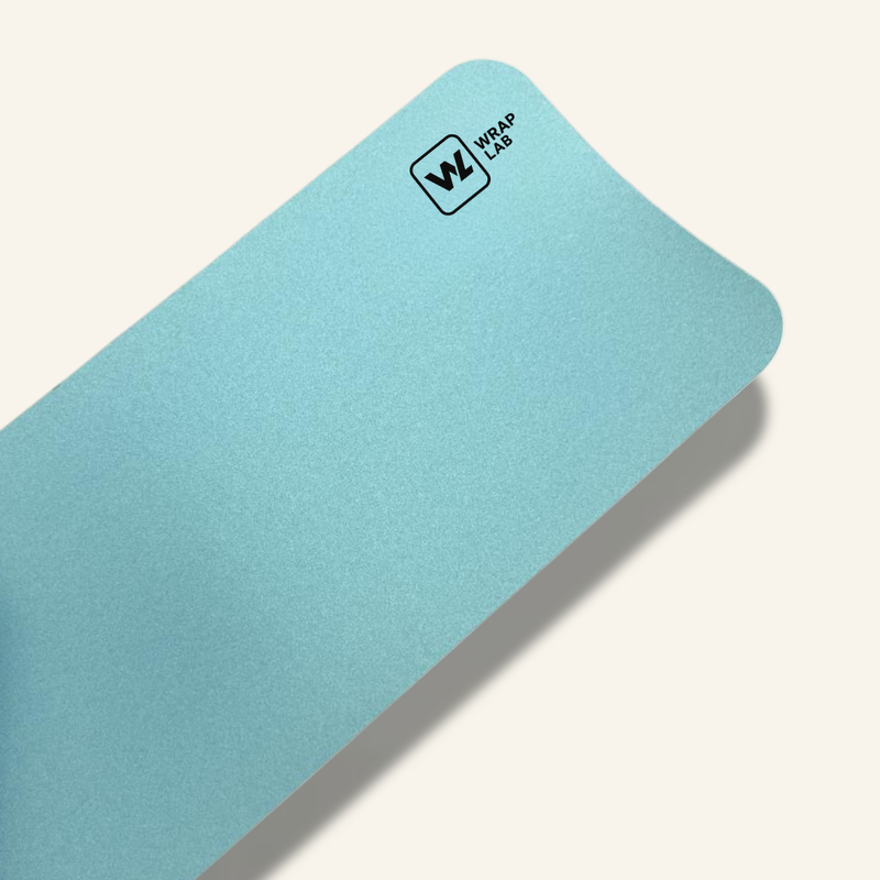 Pearl Metallic Lake Water Blue Vinyl Wrap