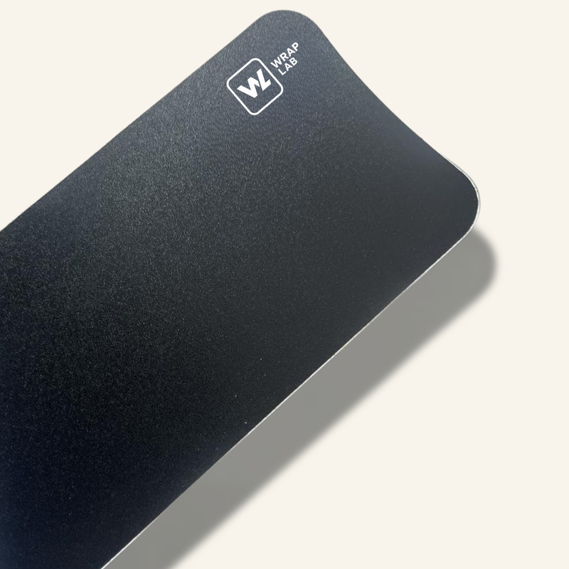 Matte Metallic Black Vinyl Wrap