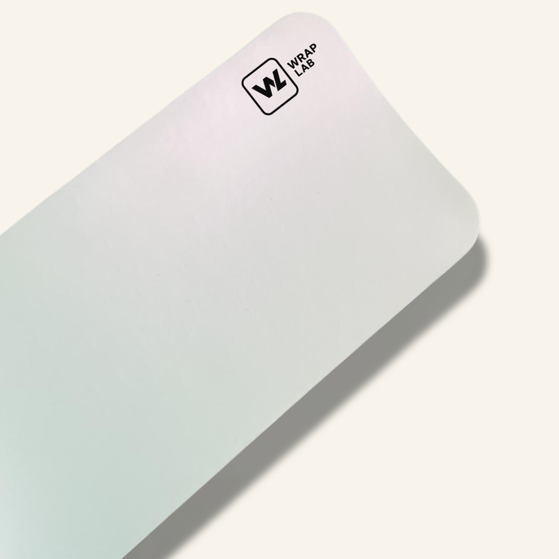 Satin White Red Vinyl Wrap