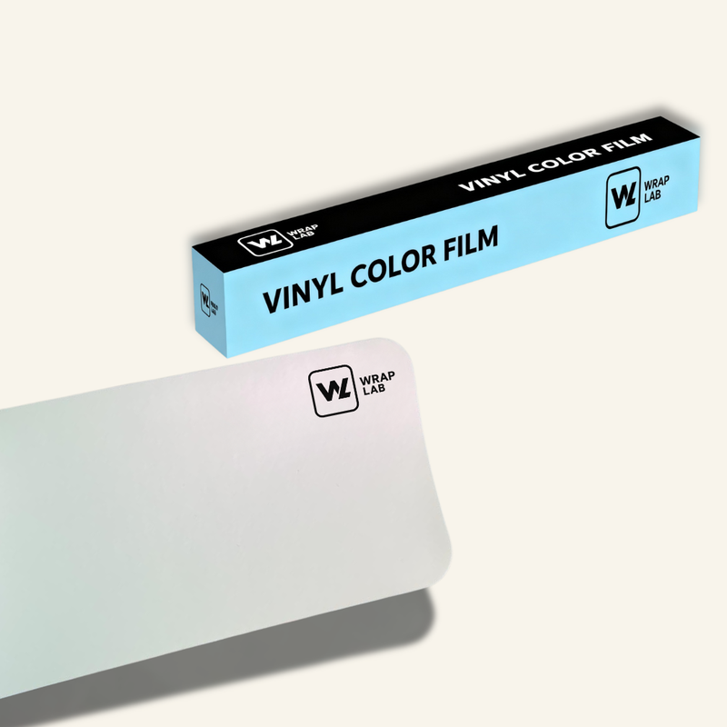 Satin White Red Vinyl Wrap