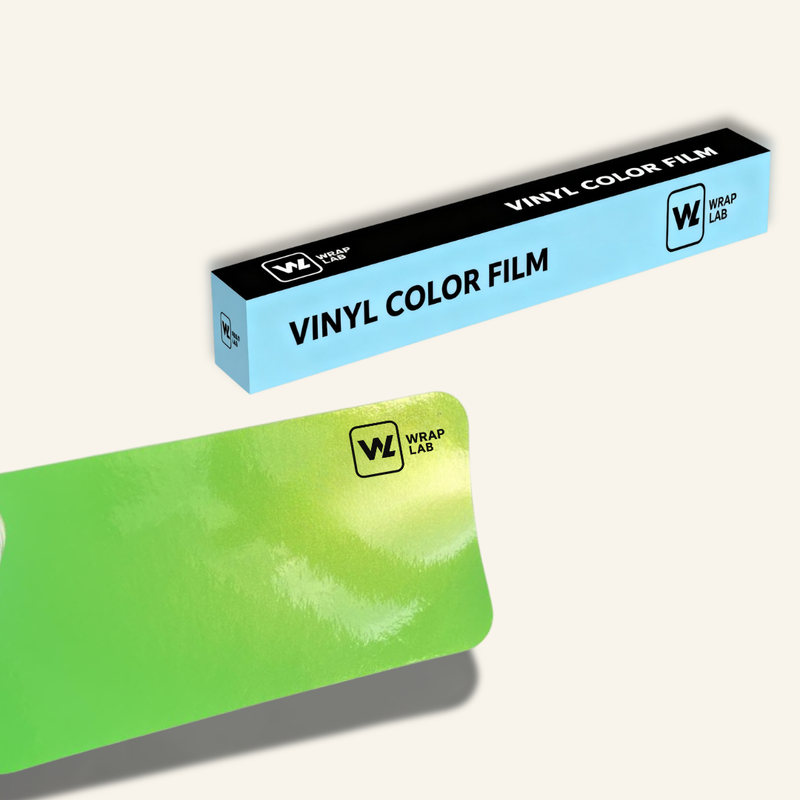 Gloss Coral Fruit Green Vinyl Wrap