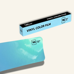 Load image into Gallery viewer, Gloss Coral Sky Blue Vinyl Wrap