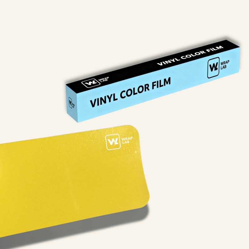 Gloss Pearl Corn Yellow Vinyl Wrap