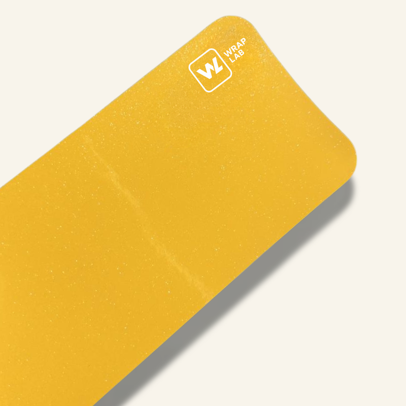 Gloss Pearl Sunflower Yellow Vinyl Wrap