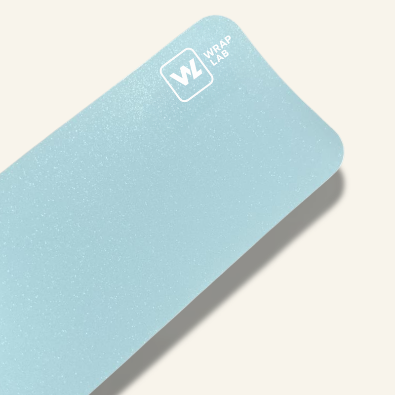 Gloss Pearl Powder Blue Vinyl Wrap