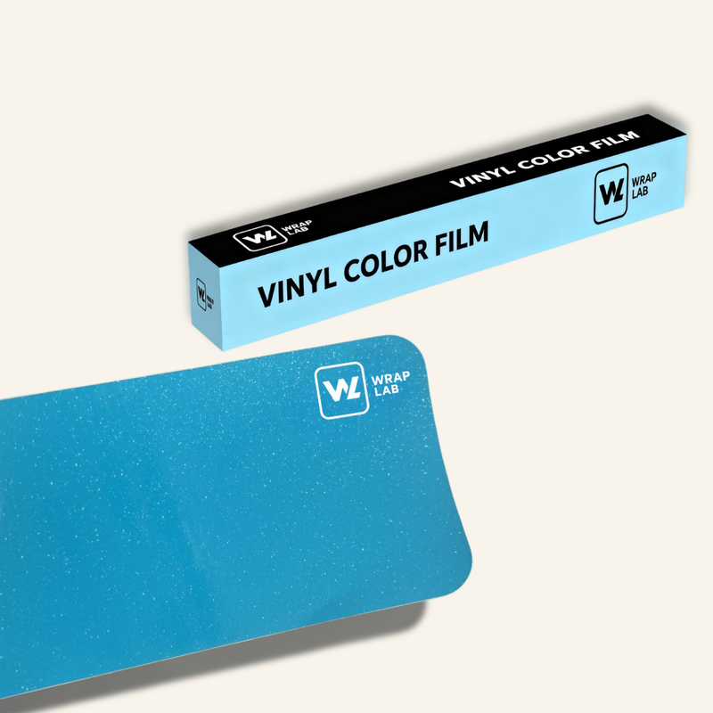 Gloss Pearl Miami Blue Vinyl Wrap