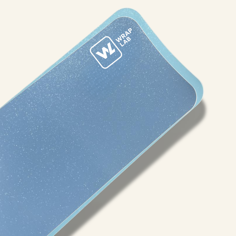 Gloss Pearl Porcelain Blue Vinyl Wrap